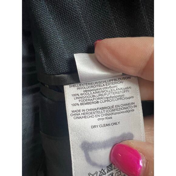 Brooks Brothers 346 Men's Blazer 41R Wool Gray Striped Madison Fit - Picture 12 of 14